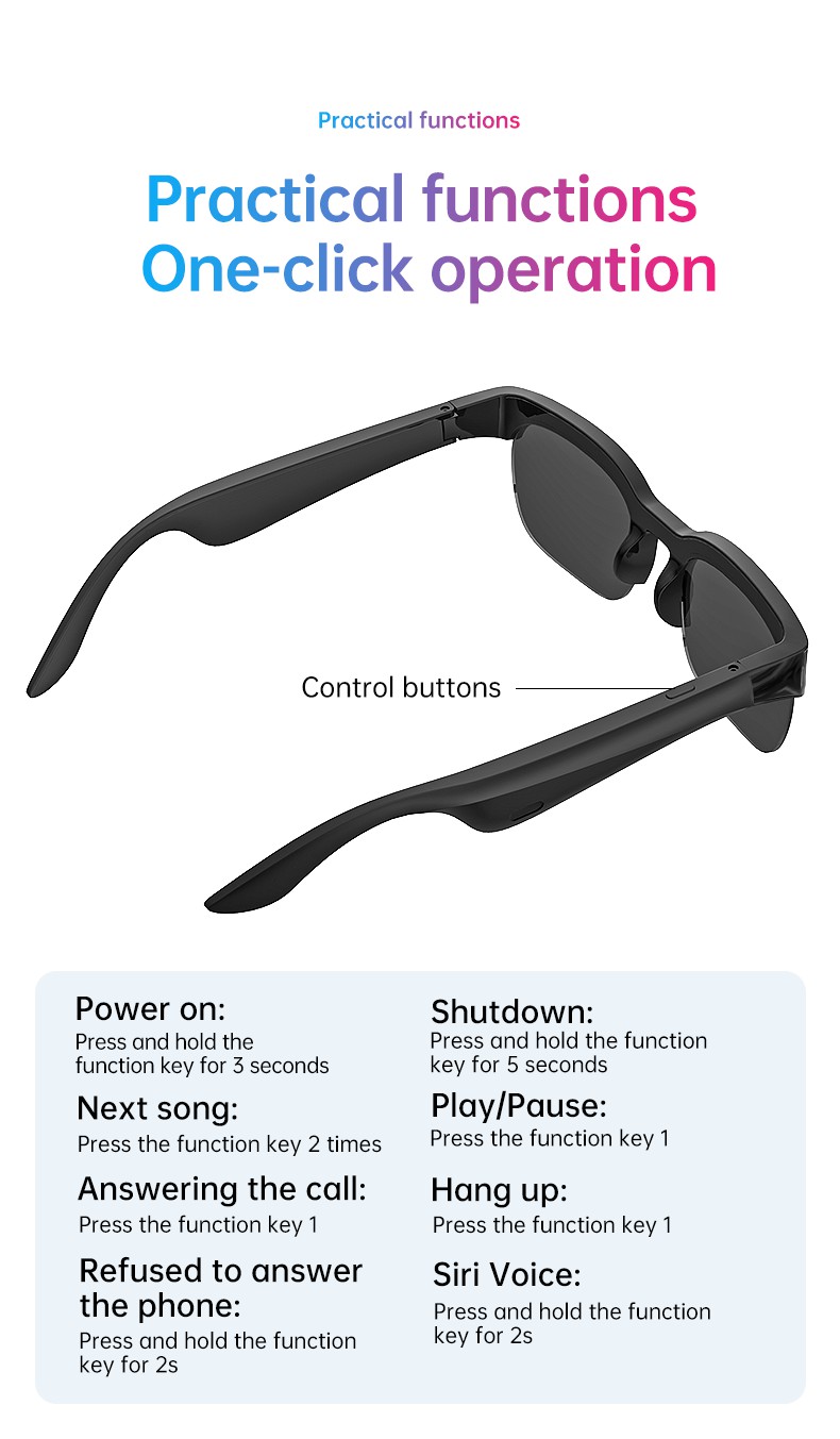 Bluetooth Audio Sunglasses, Open-Ear Sound — lifestyle 11
