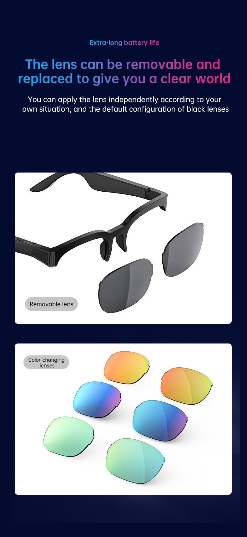Bluetooth Audio Sunglasses, Open-Ear Sound — lifestyle 6