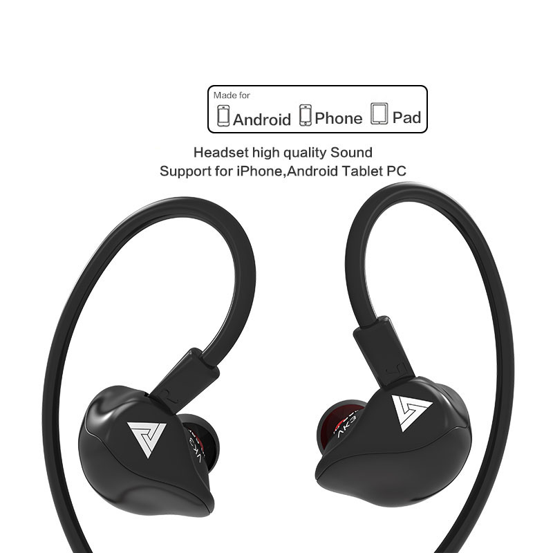 Q3 Universal Mobile Phone Computer 3.5mm Plug Earphone - Black-36