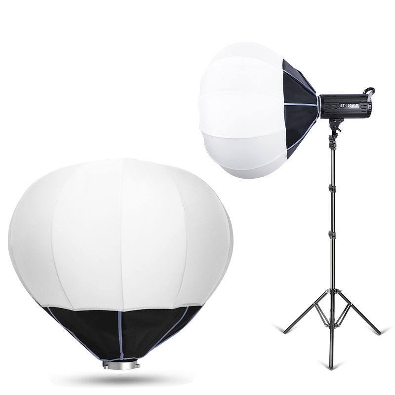 Portable 65cm Foldable Lantern Softbox Photography Studio Speedlite Flash Light Diffuser Soft LED Light Box-2
