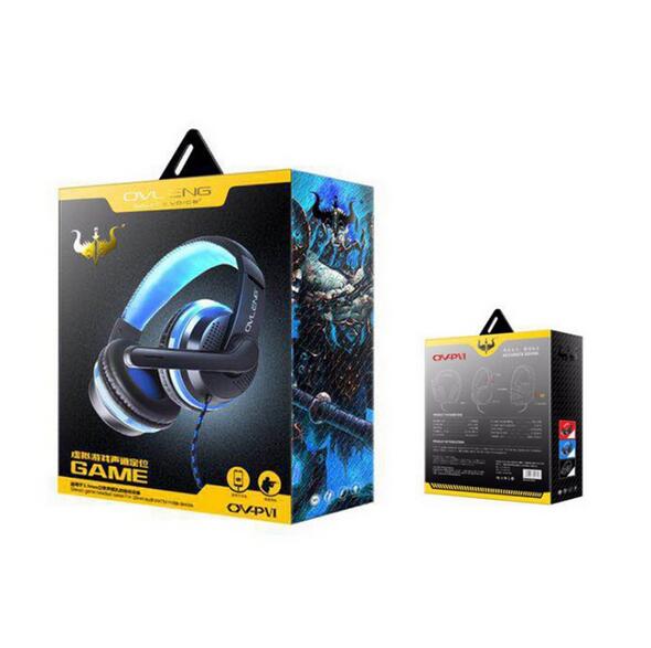 ÖWV-P6 Over-Ear Gaming Headset Kopfhörer Kopfhörer Mit Mikrofon - Schwarz-4