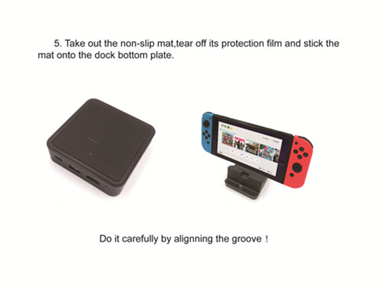 GULIKIT NS06 Portable DIY Dock for Nintendo Switch Docking Station with USB-C Charging Stand