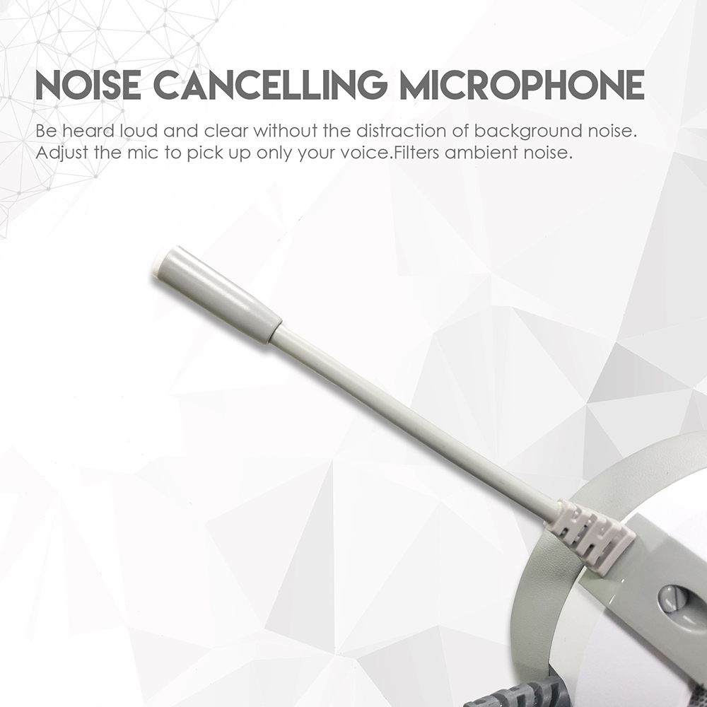 FANTECH HG11 Gaming Headset USB Wired Earphones with Microphone and Light Effect - White-8