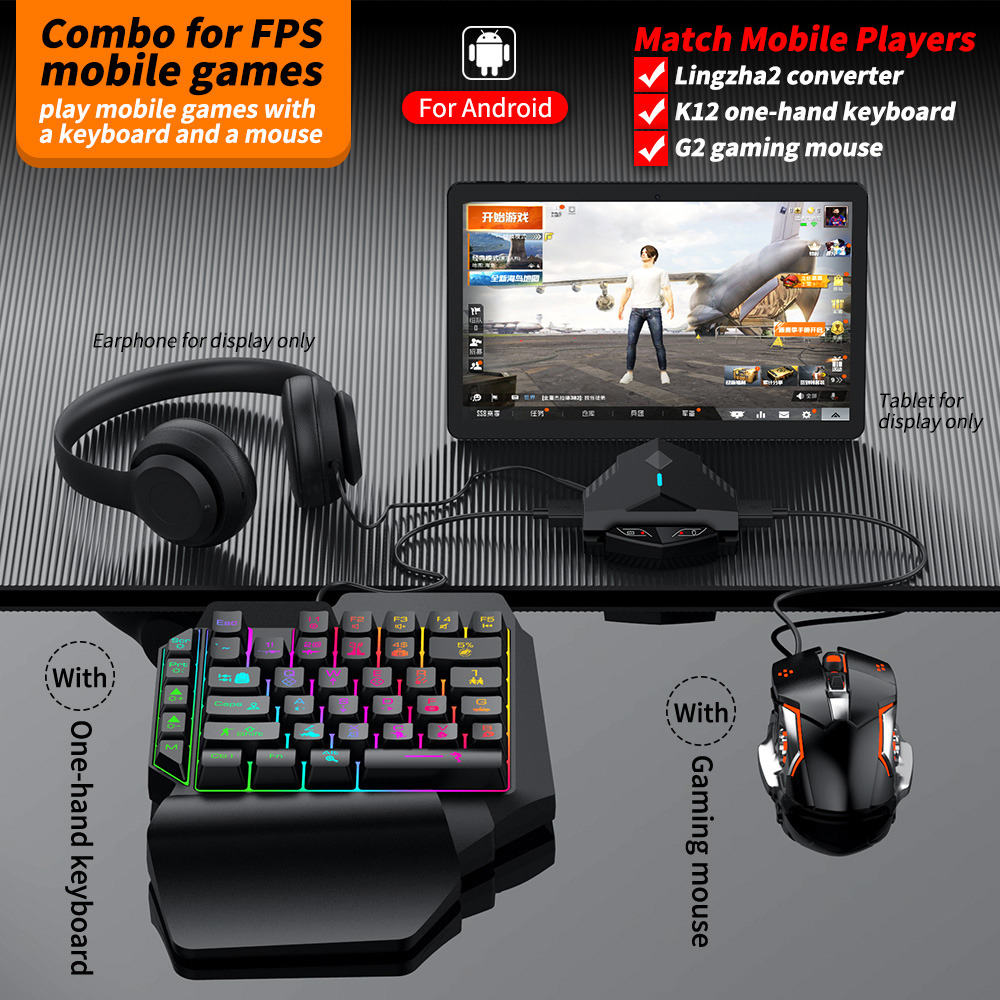 mobile keyboard and mouse gaming