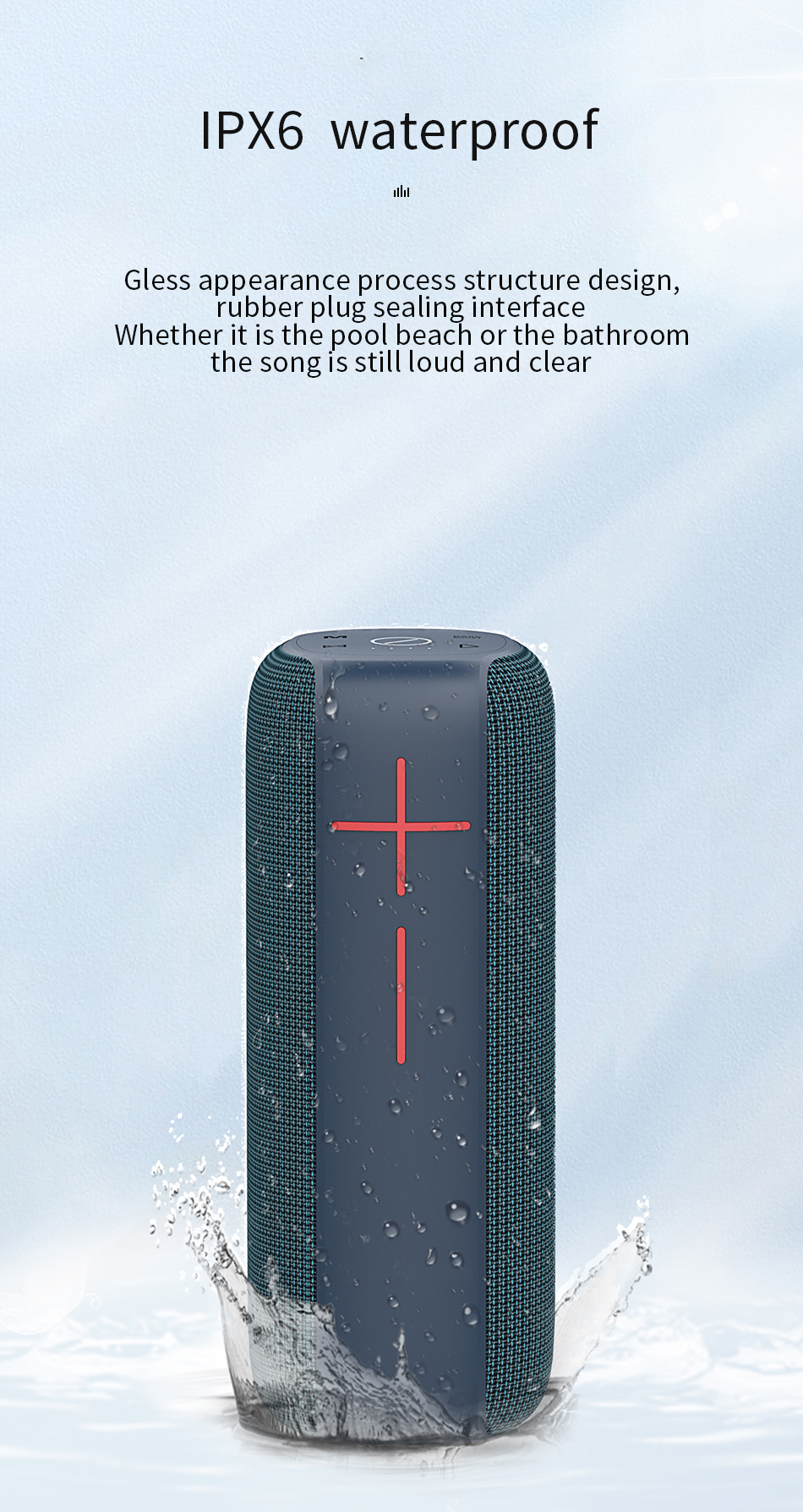 Gadgetoo Wiwu Thunder P24 Outdoor Bluetooth Speaker 682000211A-7