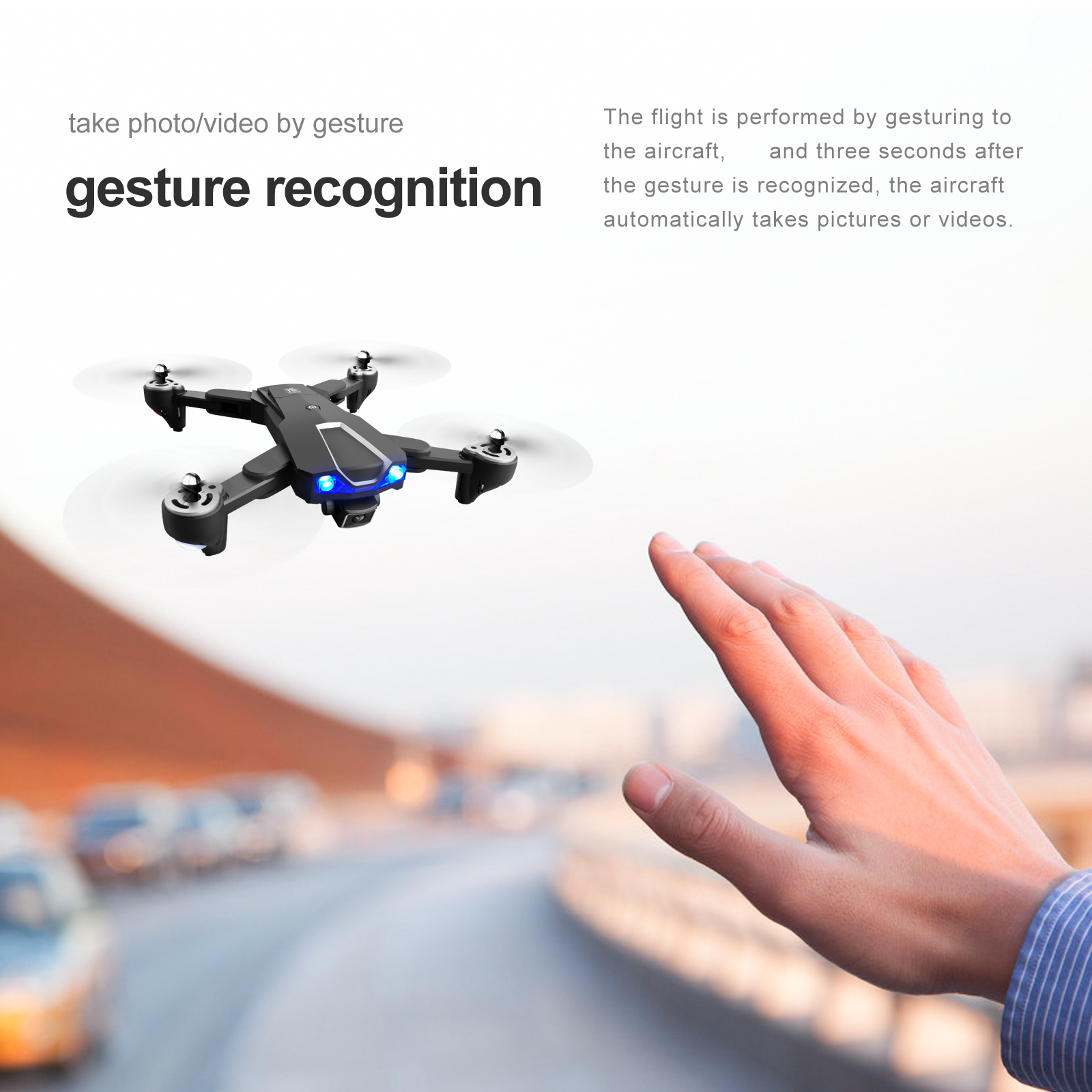 Lansenxi LS-25 GPS Drone Dual Câmera Dual Posicionamento de Fluxo Óptico 5G WiFi 6K HD FPV Drone