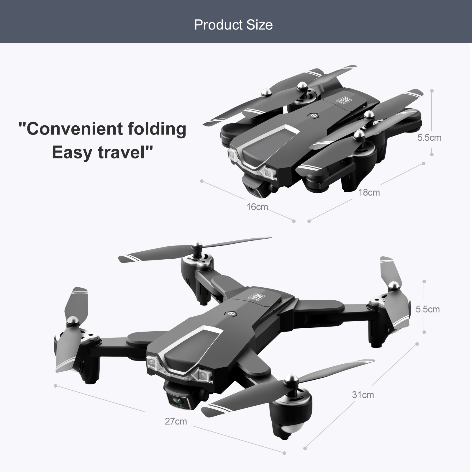 Lansenxi LS-25 Gps-drohne Dualkamera Optische Strömungspositionierung 5G WiFi 6K HD FPV Drohne