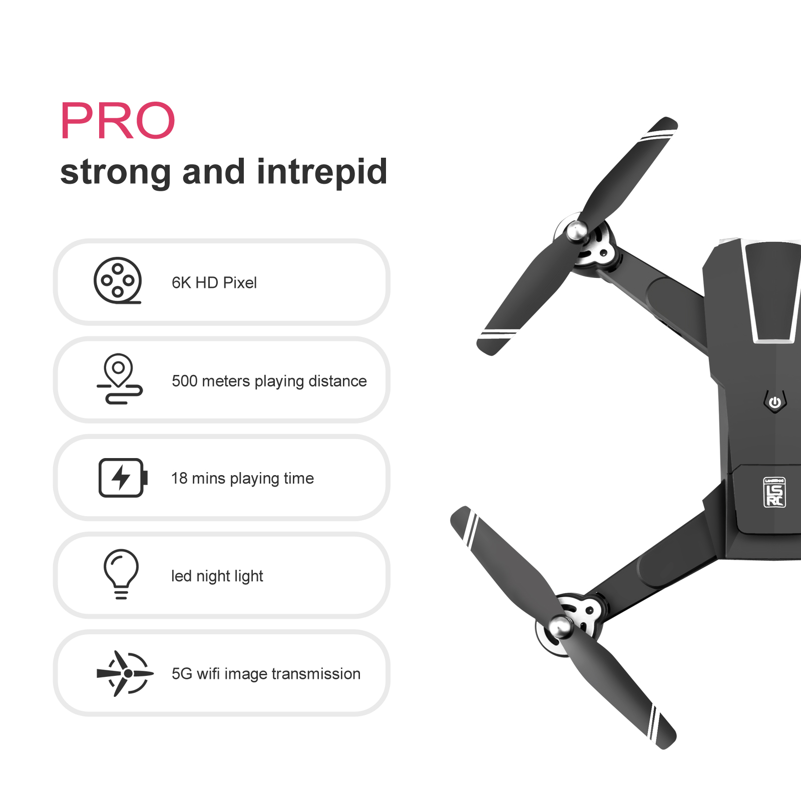 Lansenxi LS-25 GPS Drone Dual Câmera Dual Posicionamento de Fluxo Óptico 5G WiFi 6K HD FPV Drone