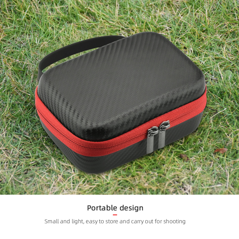 Portable PU Handbag Carrying Case Storage Bag for DJI Osmo Pocket 2 Gimbal Camera Accessories - Black-3