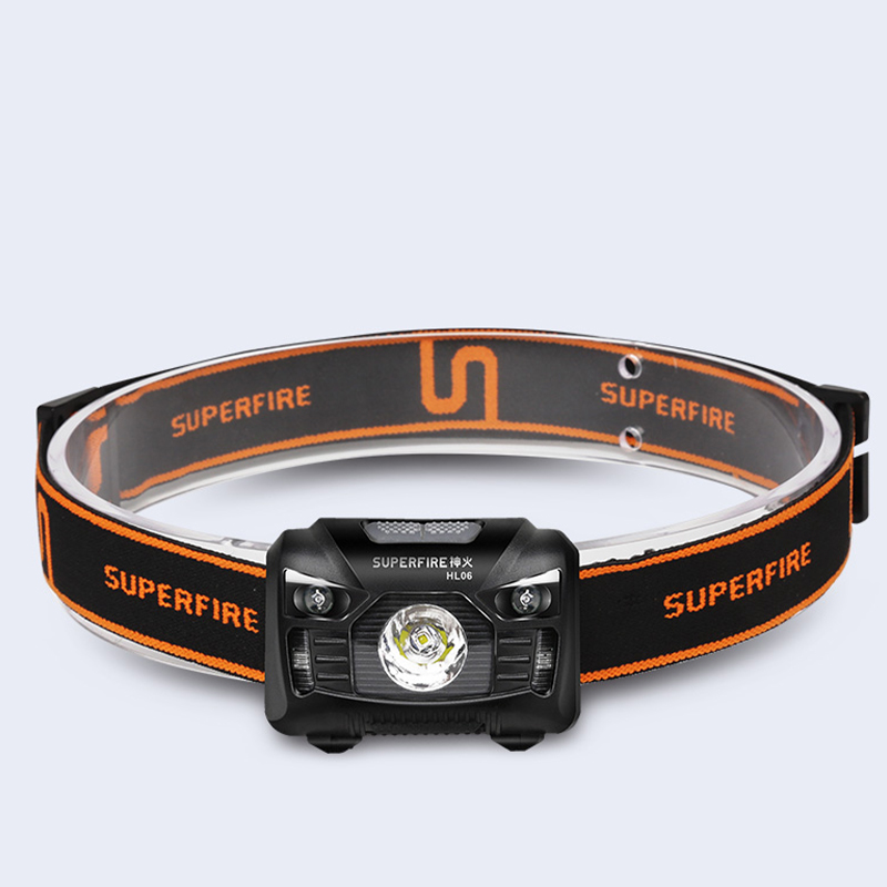 Supfire HL06-X Sensor Faro 2W 200 Lumen 5 Modos - Negro