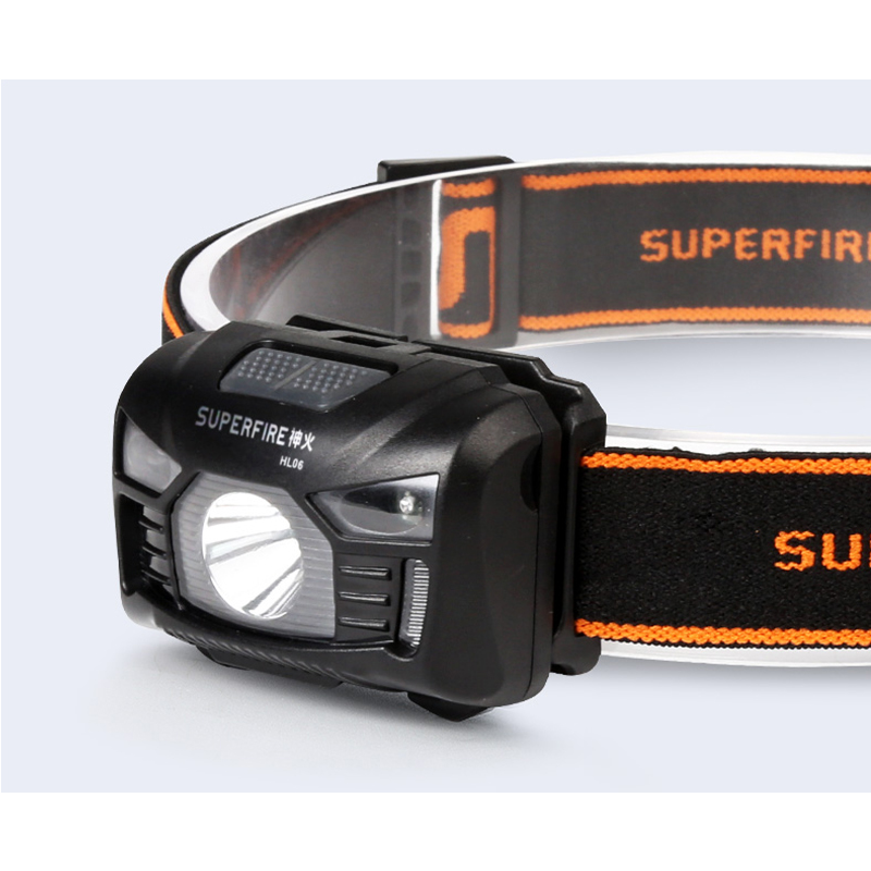 Supfire HL06-X Sensor Faro 2W 200 Lumen 5 Modos - Negro