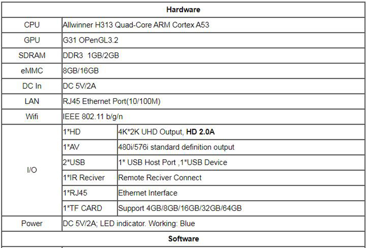 T95 Mini H313 Quad Core Android 10.0 WiFi Set-top Box 2.4G Wireless Multimedia Player Smart TV Device, 2G + 16G - US Plug-8