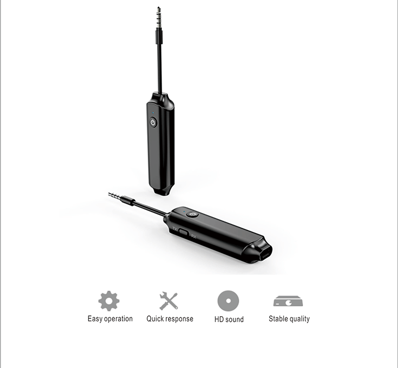 B12s 2 In 1 Wireless Bluetooth 5.0 Receiver Adapter Audio-Musiksender Dongle Für Auto-TV-Lautsprecher