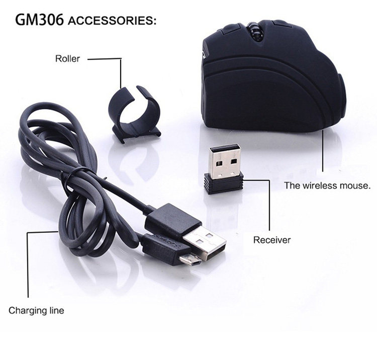 GM306 Mini 2.4G 1000DPI Wireless Finger USB Mouse for Laptop/Notebook/Desktop-15