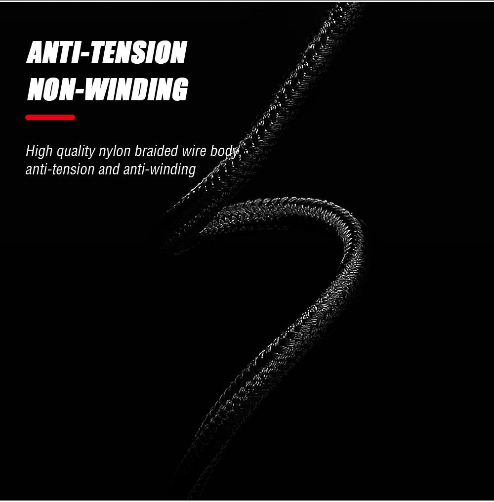 AMORUS 1.2m 3-in-1 Lightning 8 Pin + Micro USB + Type-C Charge Cable - Black-7