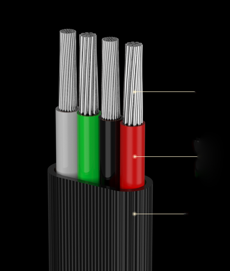 Remax Blade Type-C 3A Cable de Sincronización de Datos de Carga Rápida - Blanco