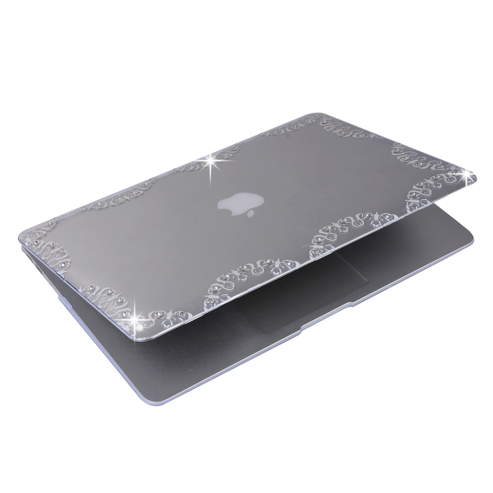 Diamond Clear Hard Shell Case for Apple MacBook Air 13.3 Inch - Lace Pattern-3