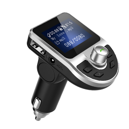 BT39 Bluetooth Car Hands-free Calling MP3 Music Player FM Transmitter USB Car Charger Support TF Card/Aux-in