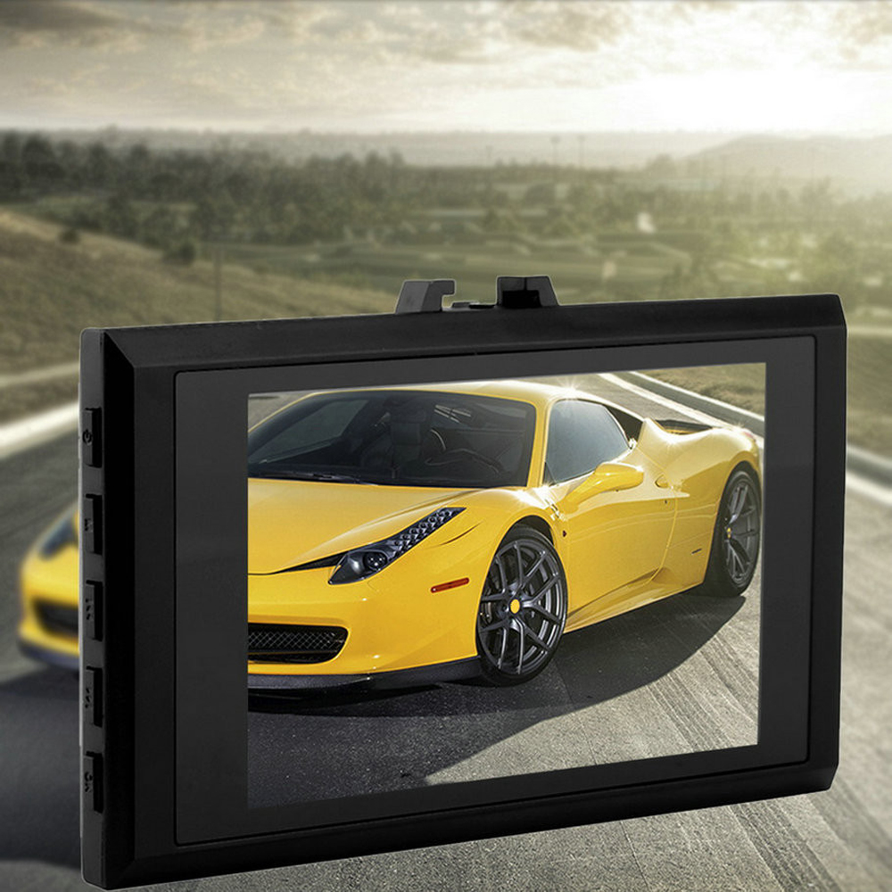 Blade Shape Full HD Car DVR Camera Recorder 3.0 inch, Support Night Vision/ Motion Detection - Grey-10