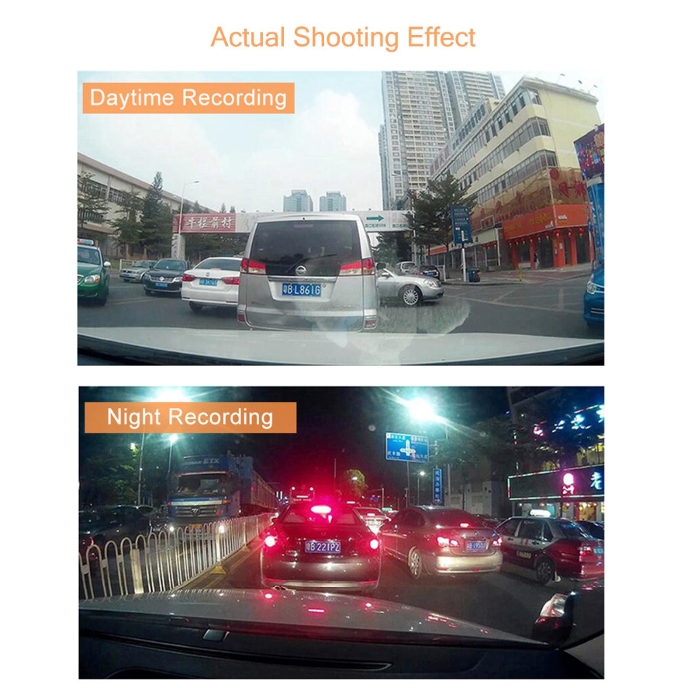 Blade Shape Full HD Car DVR Camera Recorder 3.0 inch, Support Night Vision/ Motion Detection - Grey-2