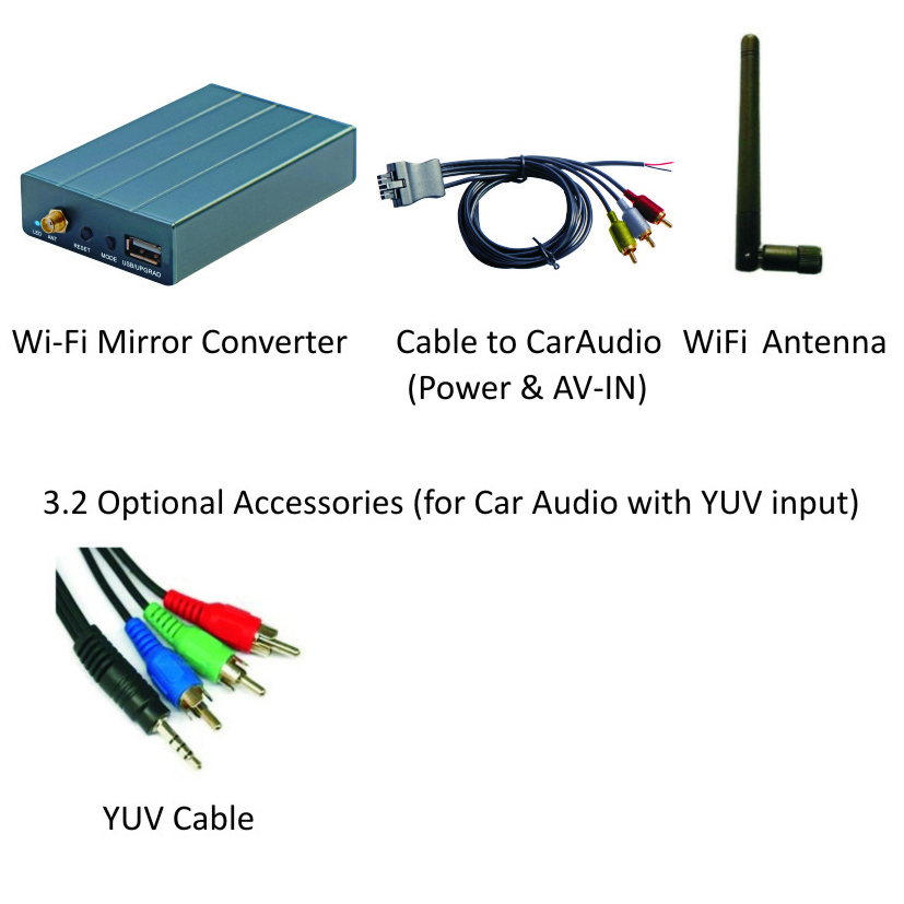 Car WiFi Mirabox Wireless Airplay Miracast Screen Mirroring for Smart Phones-4