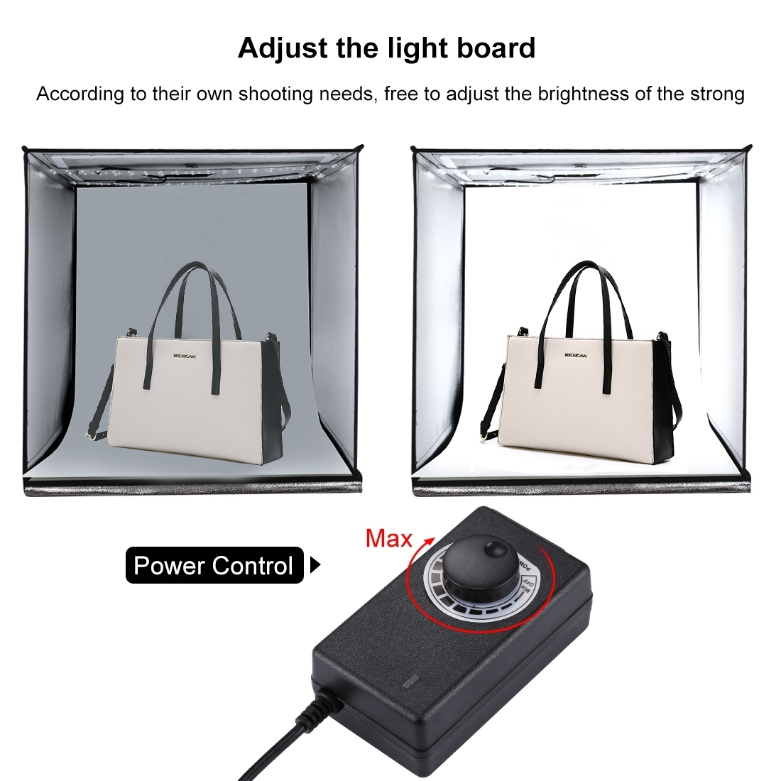 Puluz PU5040 40cm LED Photo Studio Box Lightbox Photograghy ​​softbox Studio Shooting Tent Box Box - Plugue da ue