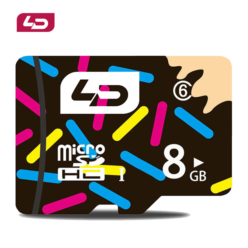 LD 8GB Flash Speicher Micro SD TF Karte Klasse 6 48mb / S Wasserdichte Speicherkarte