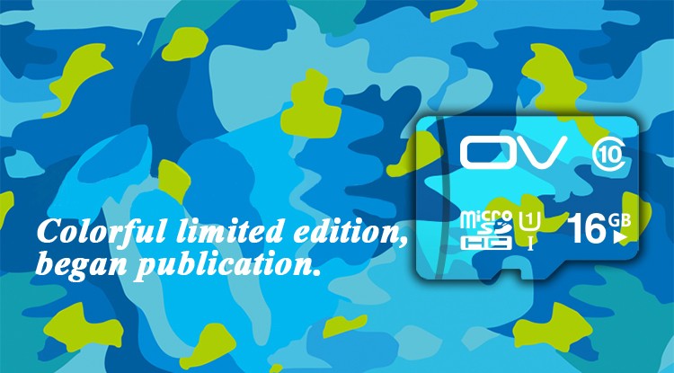 OV Camouflage Edition 16GB 80MB/S High Speed Class 10 Micro SD Memory Card-2