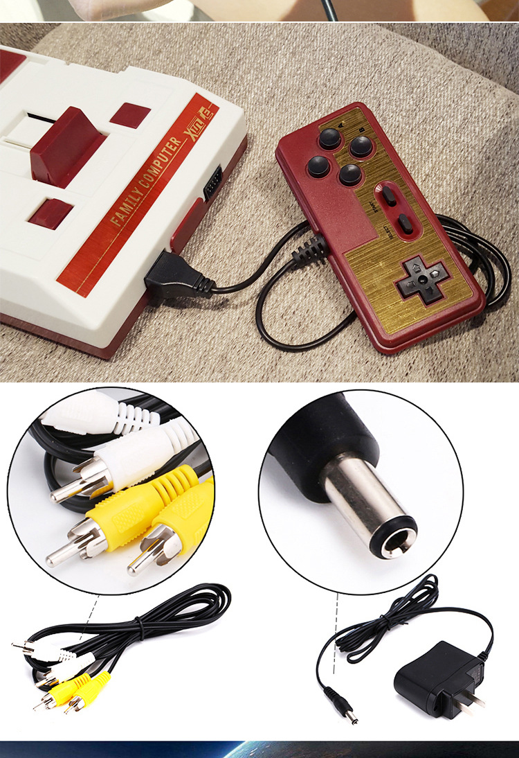 FC30 FC Compact Video Game 150 Classic Games + Console - US Plug-6