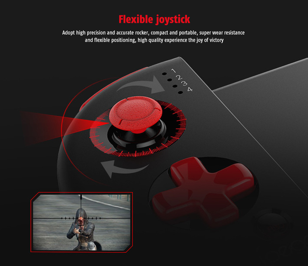 IPEGA PG-9087S GAMEPAD FLEXIBLE EXTENSIBLE Joystick Bluetooth 4.0 Contrôleur De Jeu Pour Tablette PC Android IOS TV Box