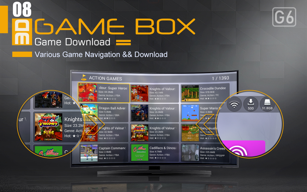 goldensky g6 game list
