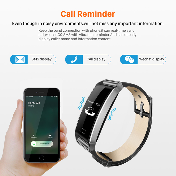 WP101 0.96-inch Screen Real-time Heart Rate Monitor IP67 Smart Wristband - Black-11