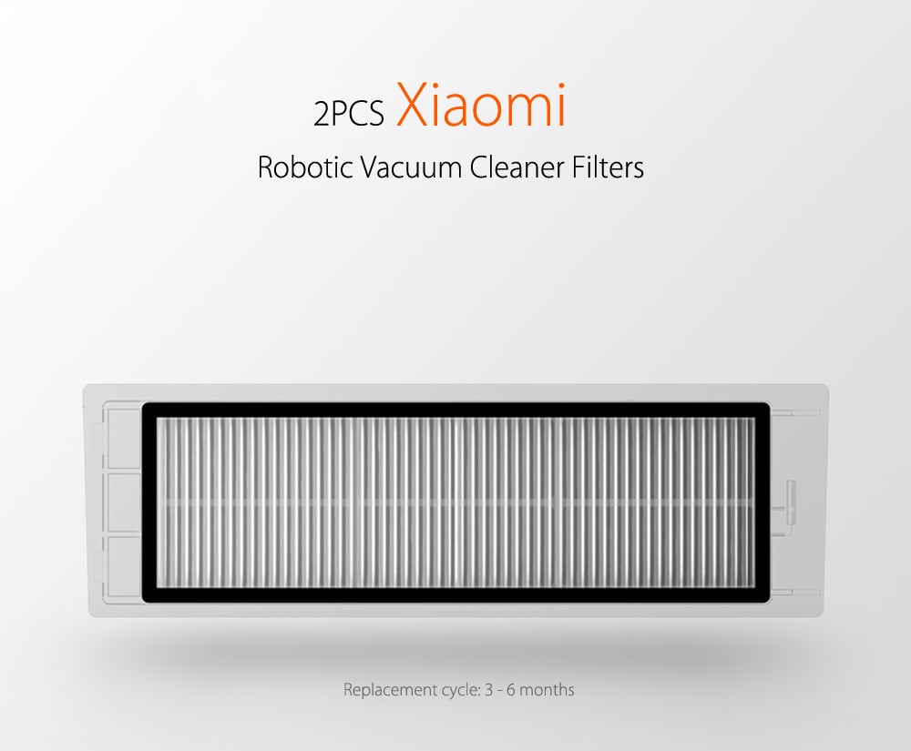 Xiaomi Mijia 2pcs / Pack Filtro Pulitore Per Xiaomi Mijia Vacuum Robot