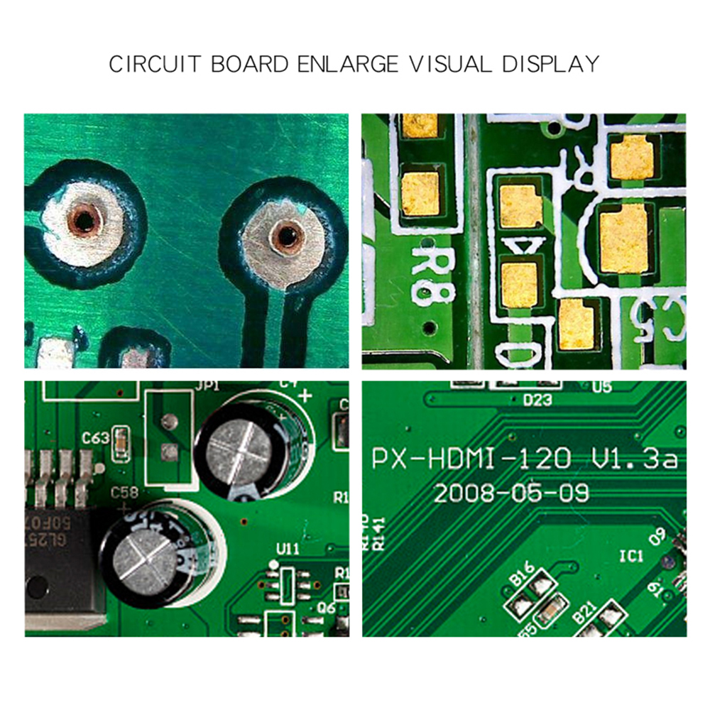 1000x 4,3 Zoll HD720P LCD Digitalmikroskop Tragbarer Elektronischer Endoskop-vergrößerung DM04