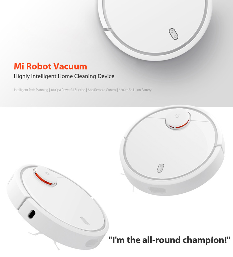 XIAOMI Mijia Smart Aspirador Robô de varredura doméstica-1