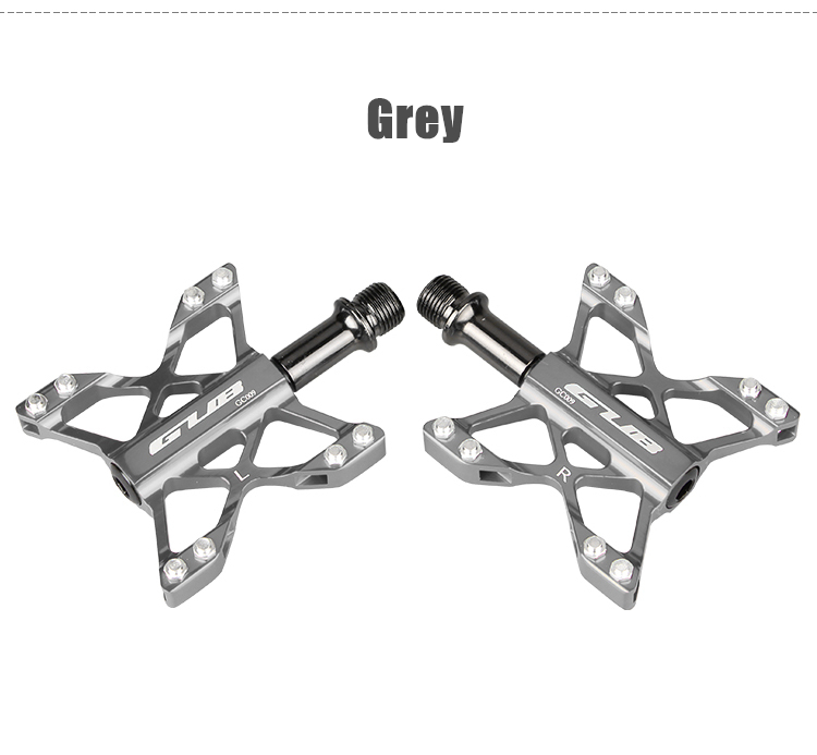 GUB GC009 Pedali in Lega di Alluminio 3 Cuscinetti Mountain Bike Bicycle Pedals - Grigio