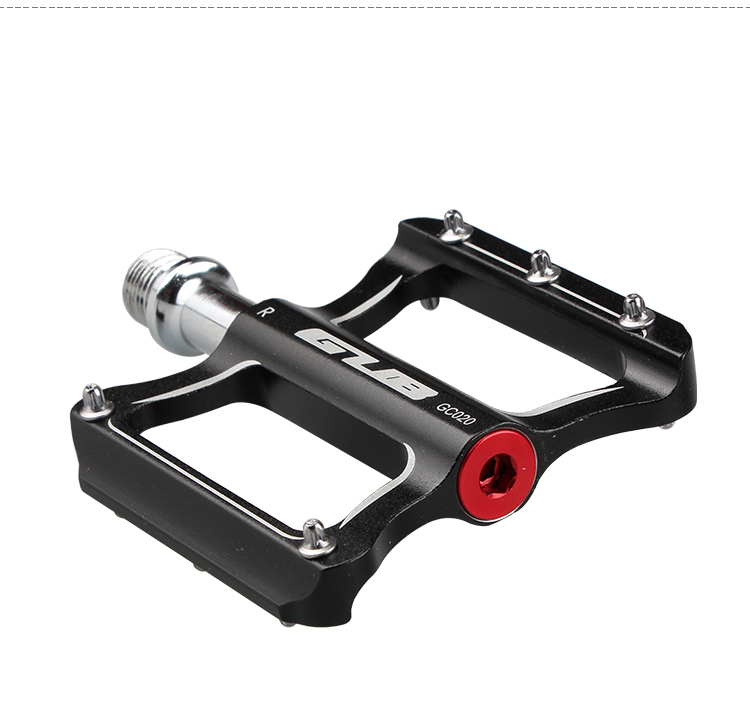 um Par Gub GC020 Mountain Bike Pedal Para Road Mountain BMX MTB Bike - Vermelho