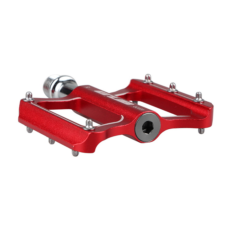 um Par Gub GC020 Mountain Bike Pedal Para Road Mountain BMX MTB Bike - Vermelho