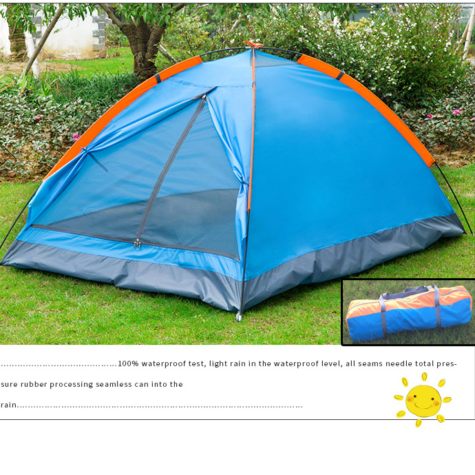 Camping Al Aire Libre Senderismo Tienda Impermeable Capa Simple Para 2 Personas