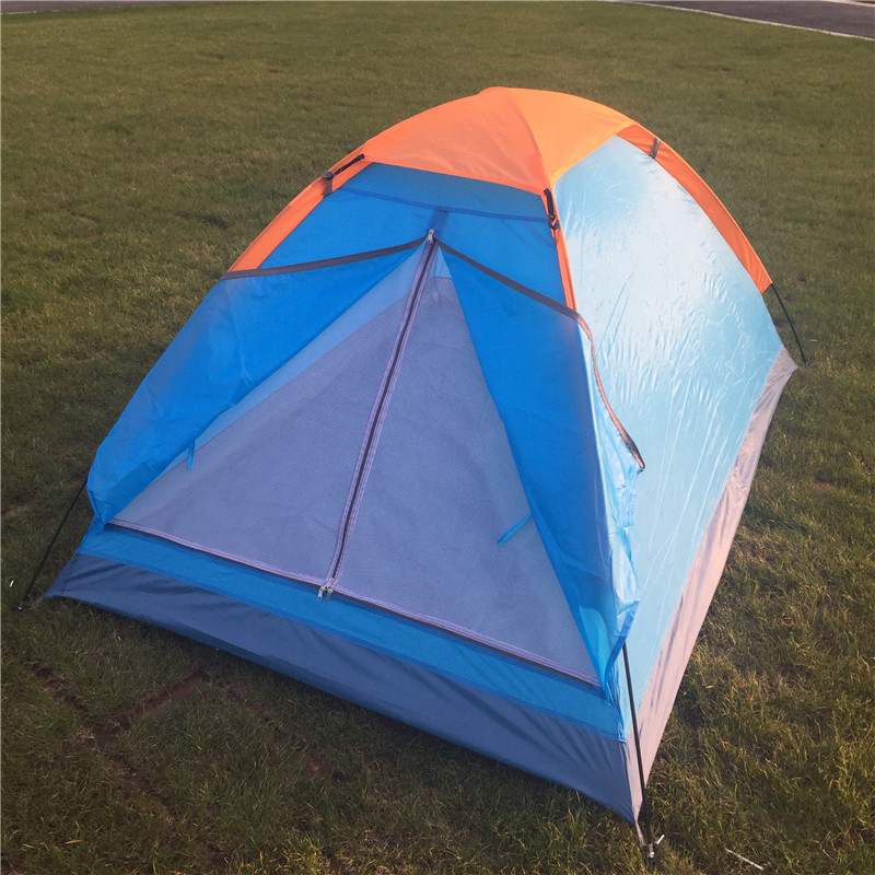 Camping Al Aire Libre Senderismo Tienda Impermeable Capa Simple Para 2 Personas