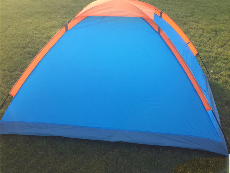 Camping Al Aire Libre Senderismo Tienda Impermeable Capa Simple Para 2 Personas