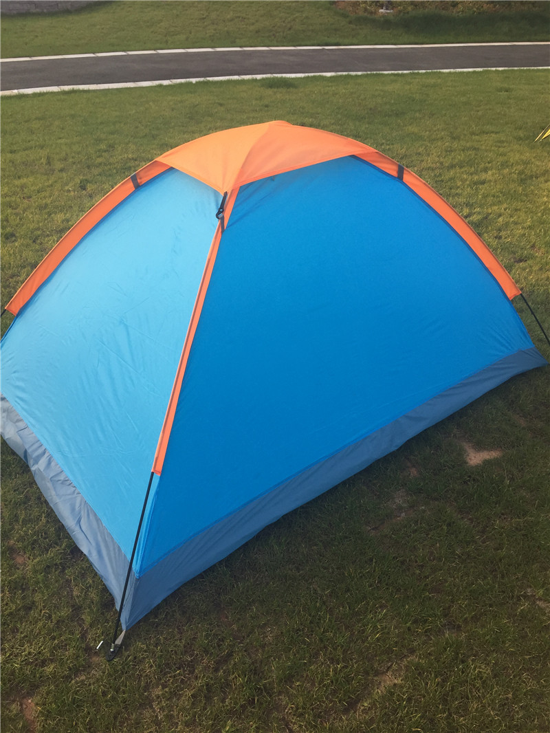 Camping Al Aire Libre Senderismo Tienda Impermeable Capa Simple Para 2 Personas