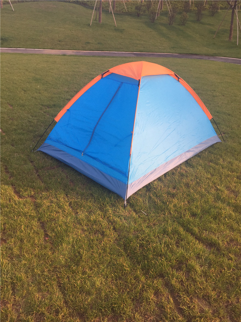 Camping Al Aire Libre Senderismo Tienda Impermeable Capa Simple Para 2 Personas