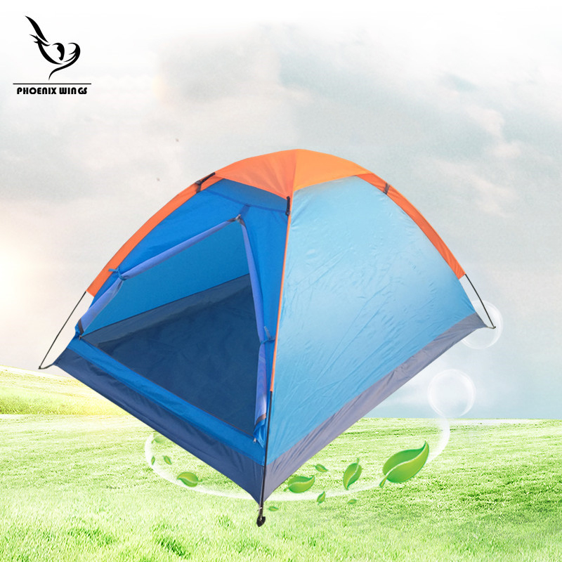 Camping Al Aire Libre Senderismo Tienda Impermeable Capa Simple Para 2 Personas