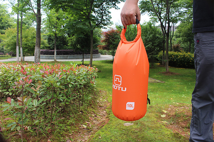 AOTU AT6613 10L Forme de Seau Sac de Baignade Extérieur Imperméable - Orange