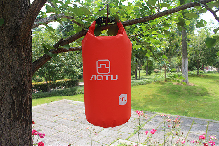 AOTU AT6613 10L Forme de Seau Sac de Baignade Imperméable Extérieur - Rouge