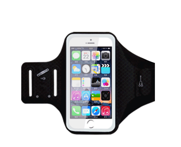 Universal 6,2-Zoll-Smartphones Sport Chinlon Lycra Armband-Lochgehäuse Für Laufende Fitness Und Radfahren, Telefonfachgröße: 8 X 16,5 Cm - Rose