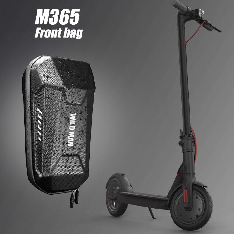 WILD MAN GS8 Universal Electric Scooter Head Handle Bag EVA Hard Shell Bag for Xiaomi Mijia M365 Electric Scooter - 2L