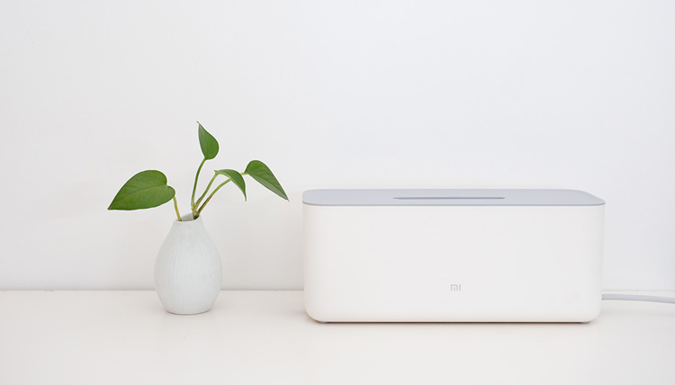 Xiaomi Mi Power Supply Cable-through Storage Box Flame-retardant Case - White-7