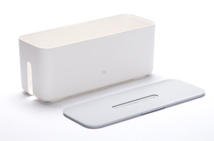 Xiaomi Mi Power Supply Cable-through Storage Box Flame-retardant Case - White-1